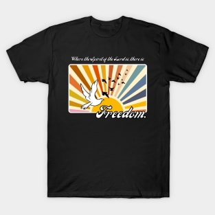 Where the Spirit of the Lord is - alt. colorway T-Shirt